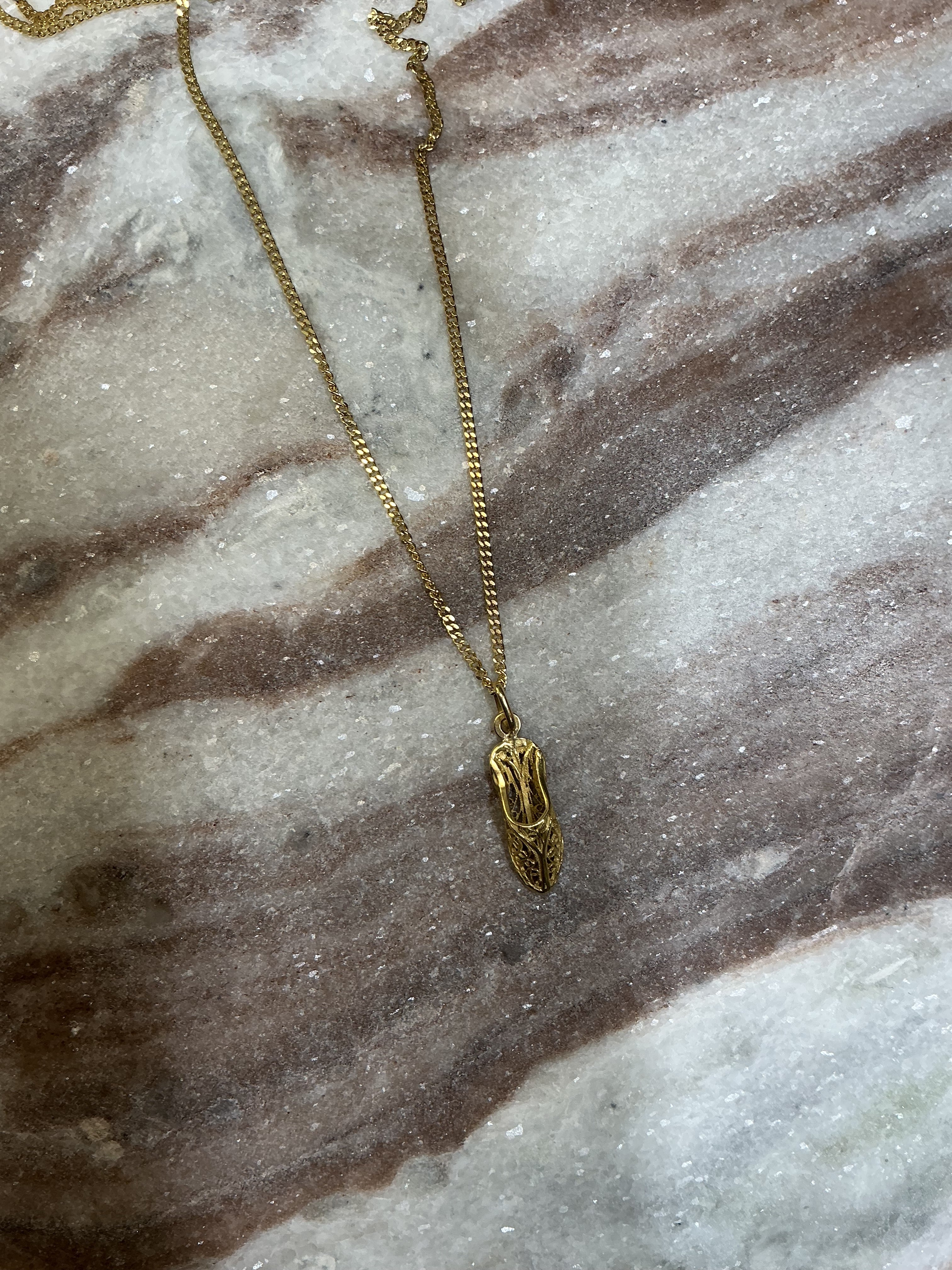 Vintage Moroccan Slipper Charm