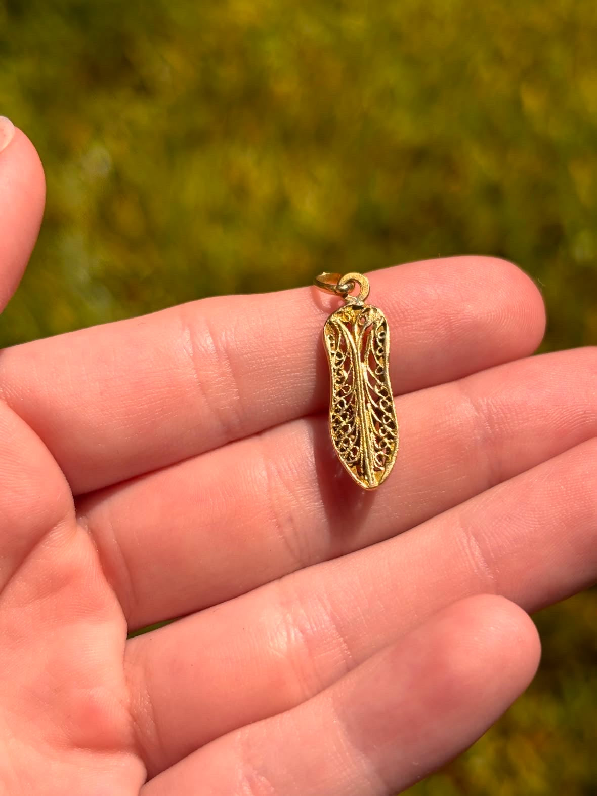 Vintage Moroccan Slipper Charm