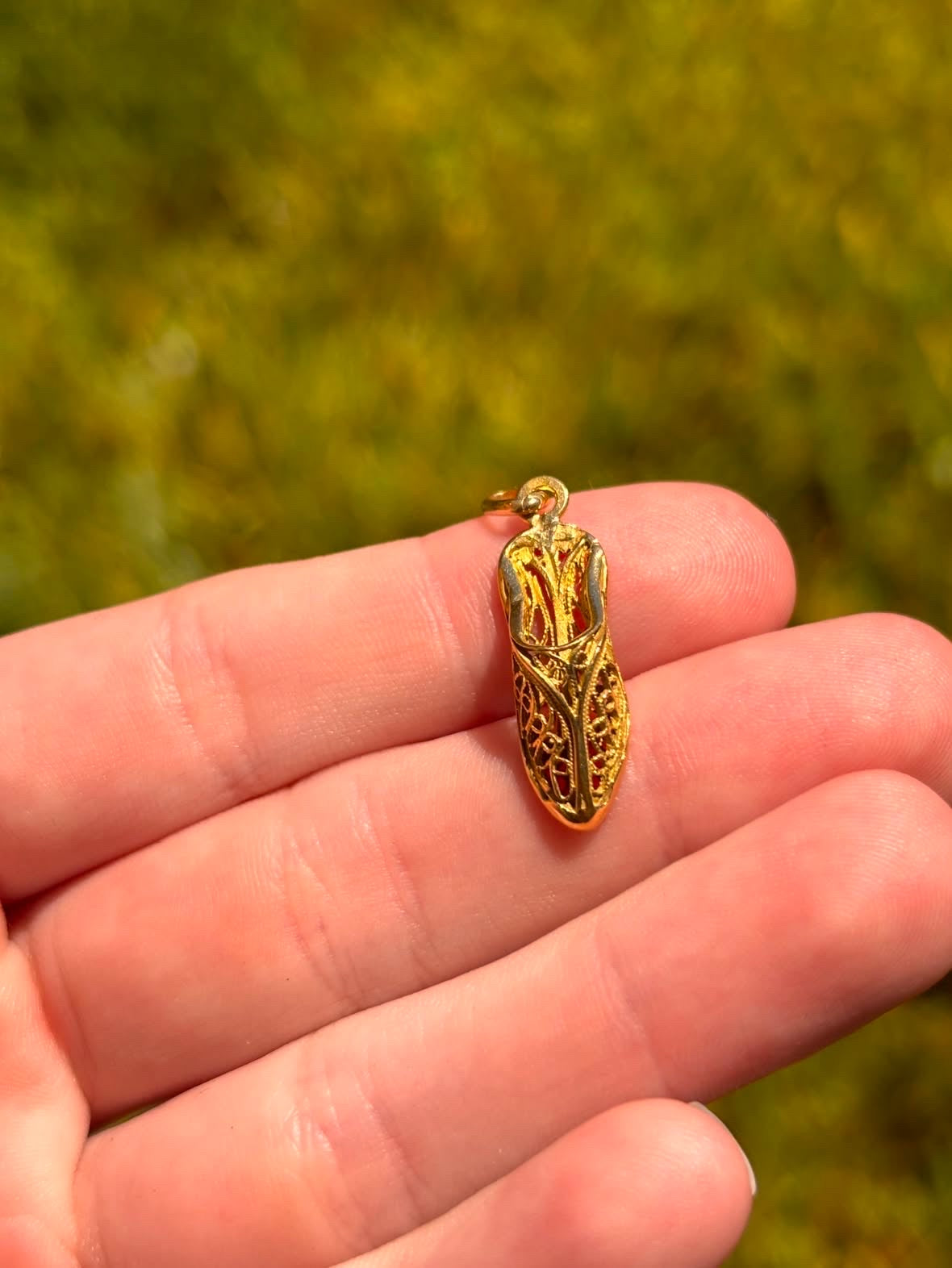 Vintage Moroccan Slipper Charm