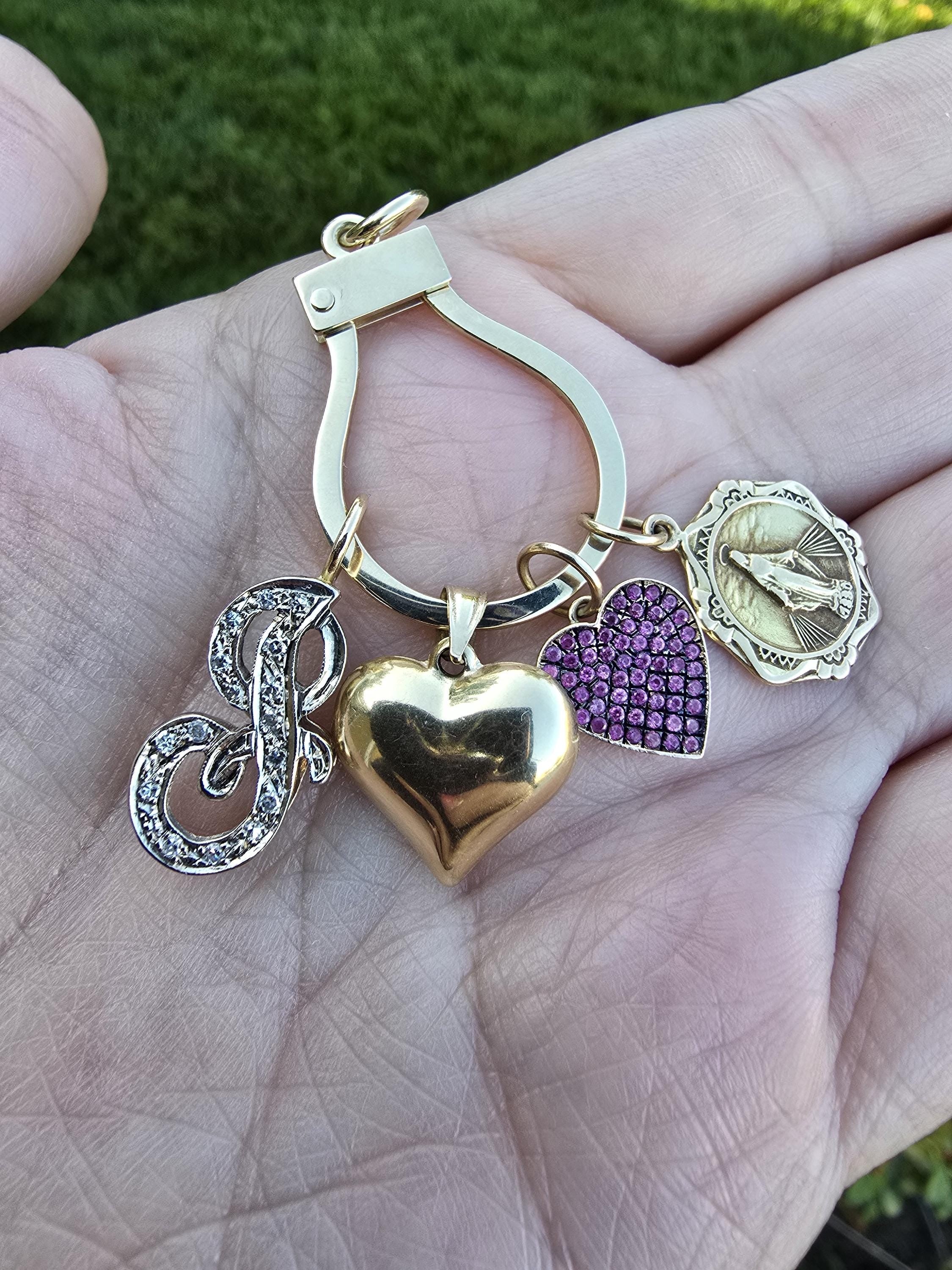 10k Amore Connector/Charm Holder