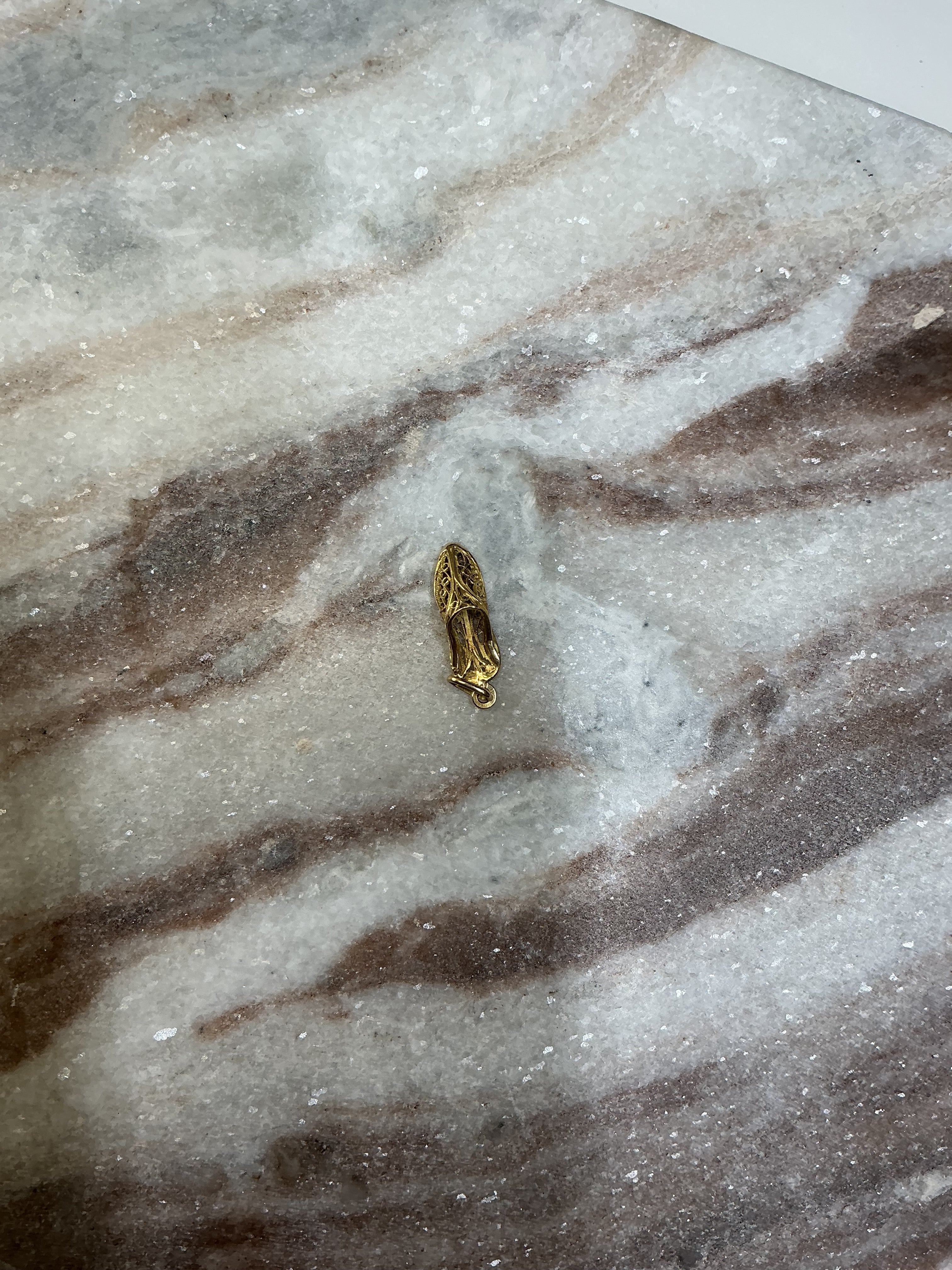 Vintage Moroccan Slipper Charm