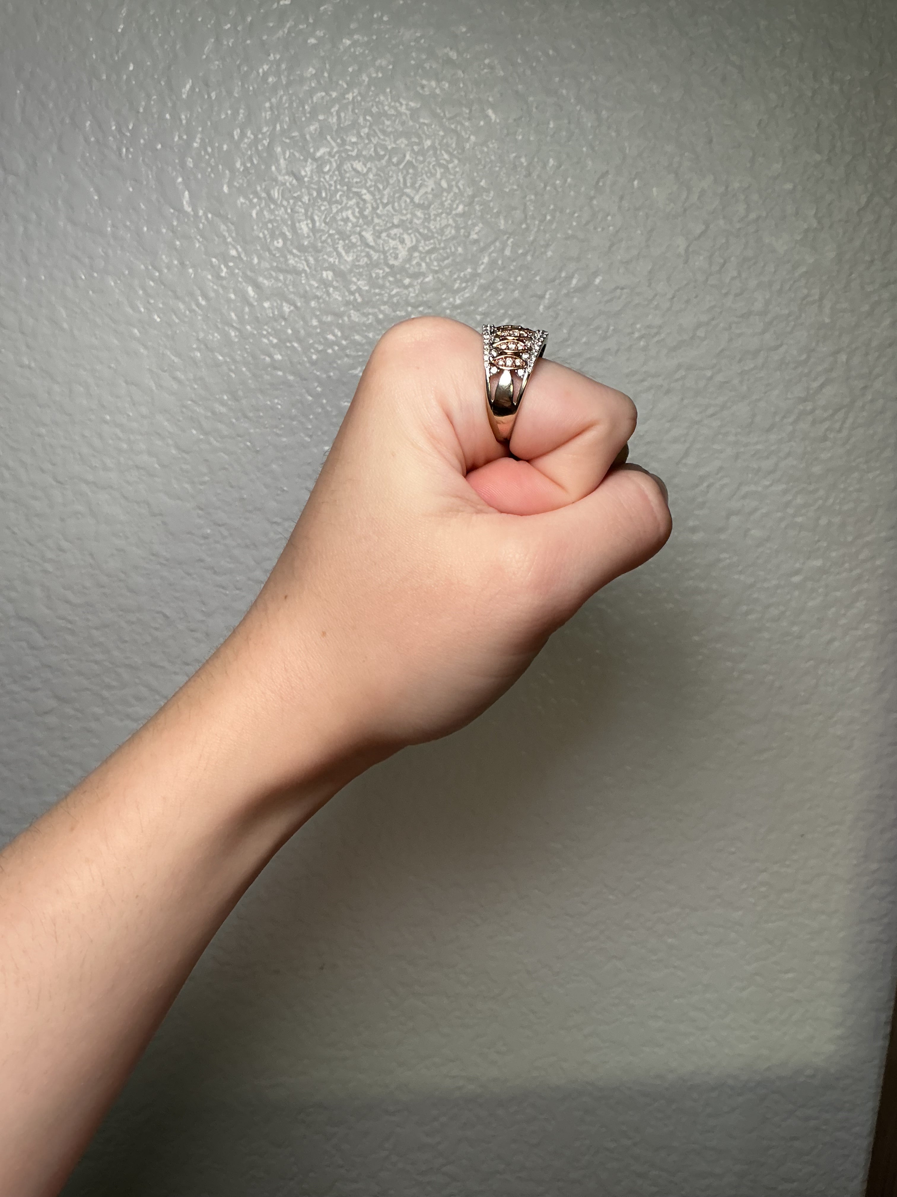 Diamond Openwork Statement Ring