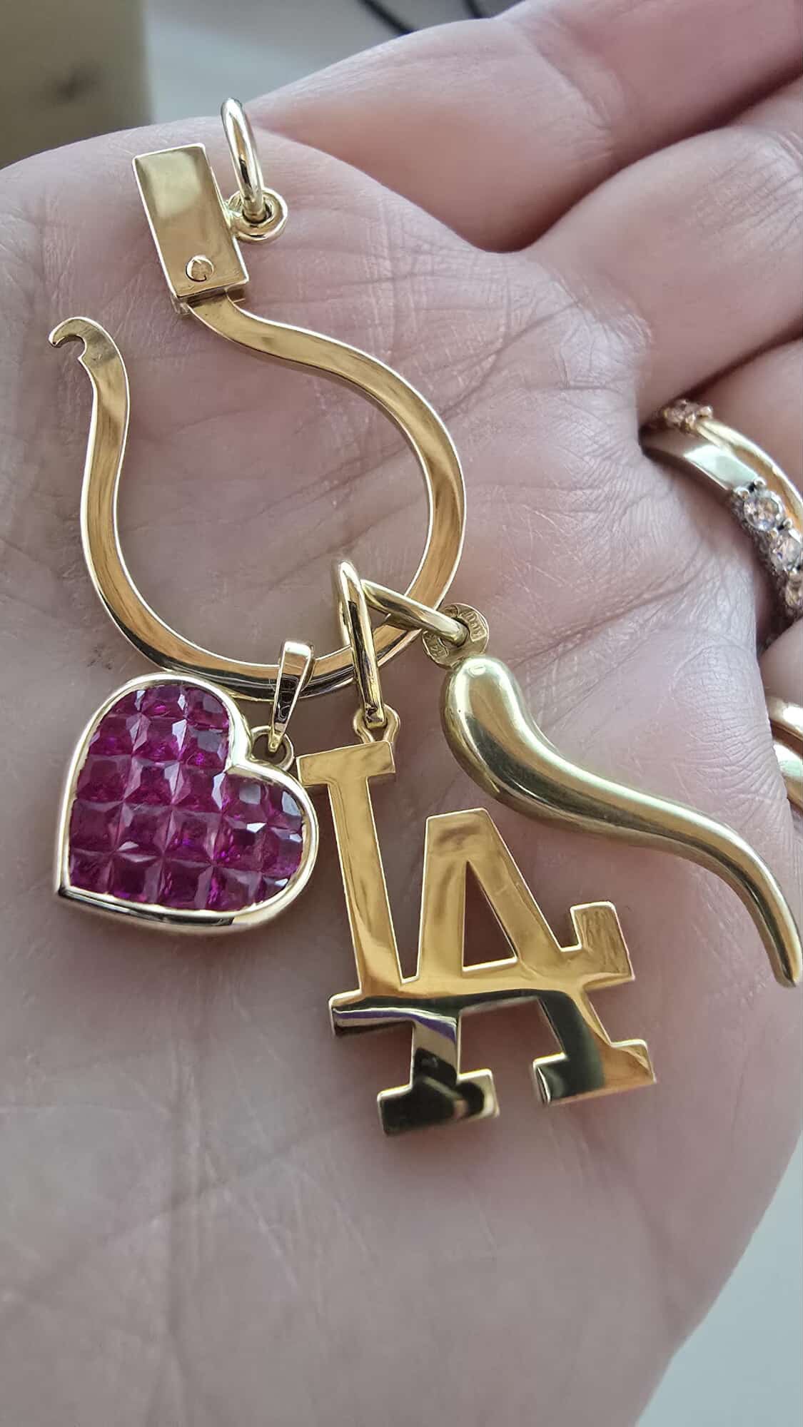14k Custom LA Pendant