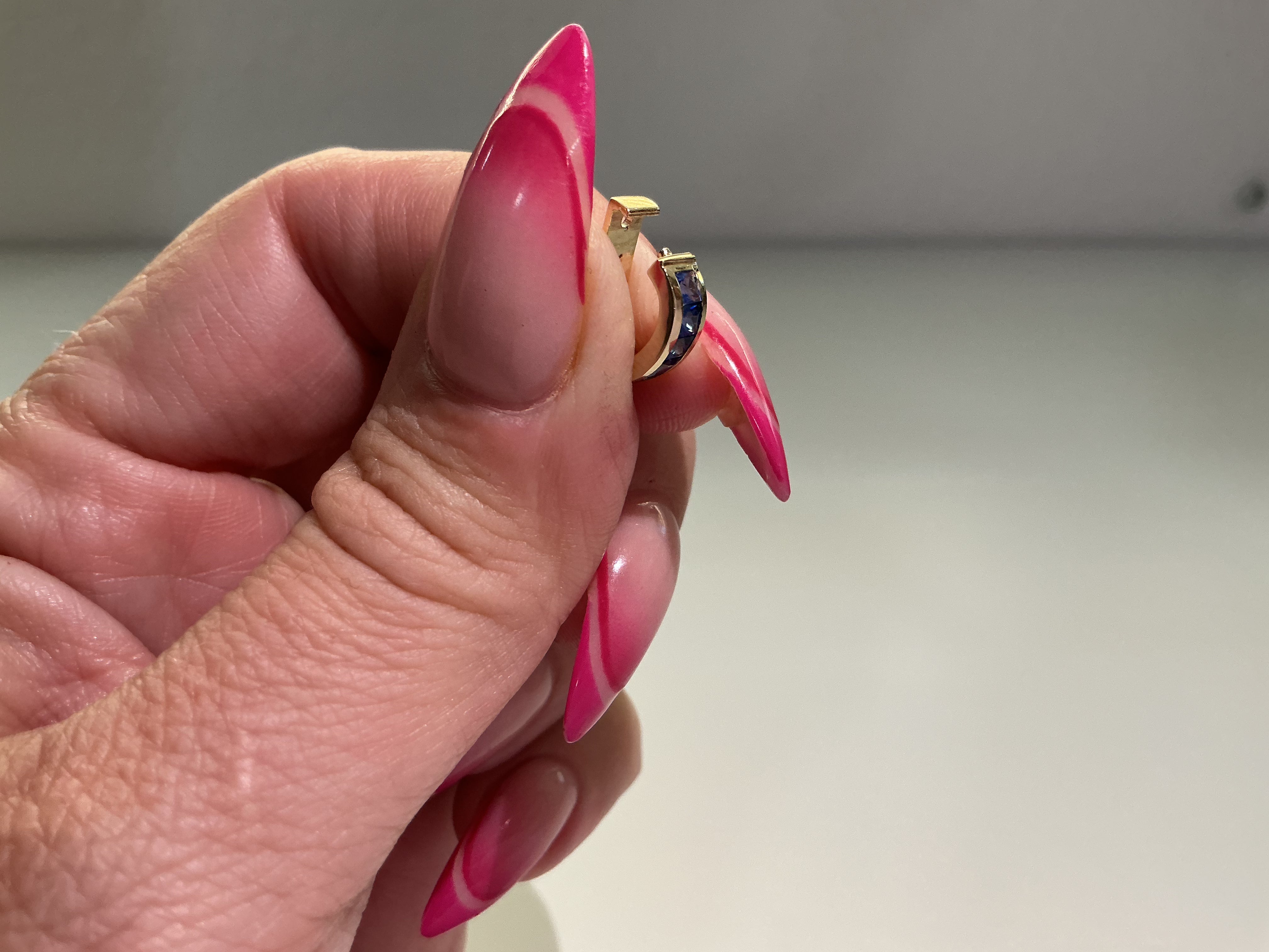 14k Sapphire Connector/Extender