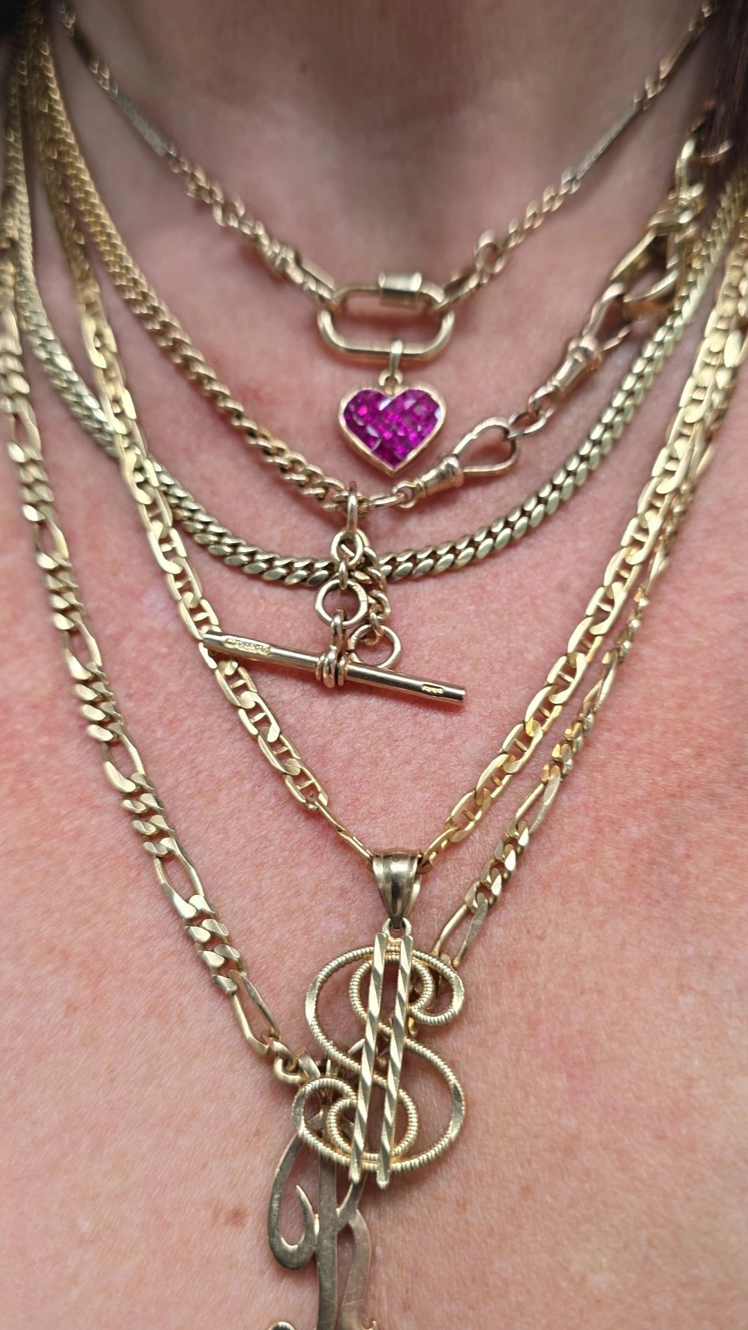 1.8 ctw Lab Ruby Pendant